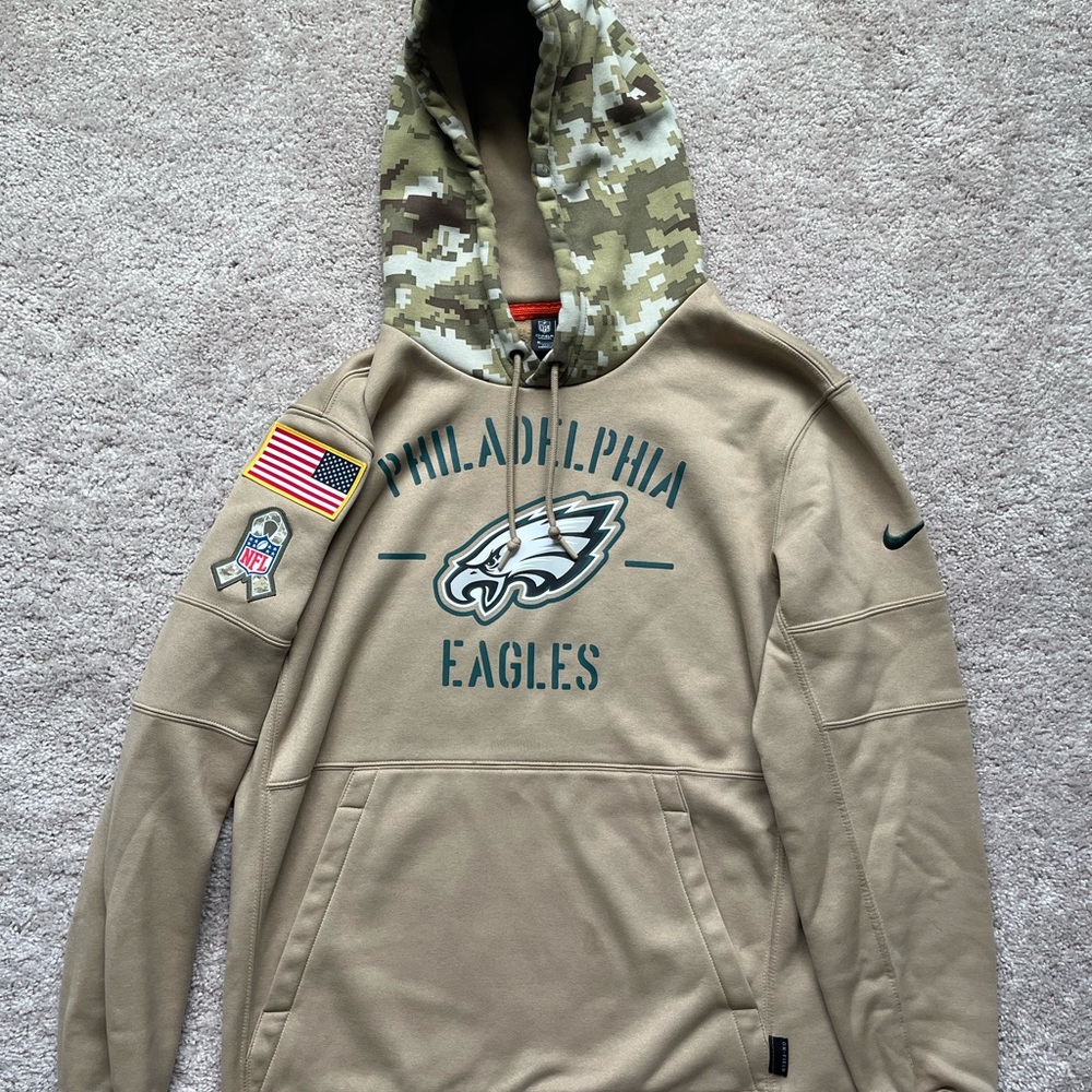 Nike Men’s Philadelphia Eagles Salute to Service Sweatshirt Hoodie